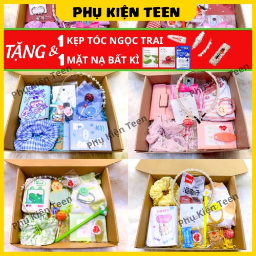Hộp quà tặng cho bạn nữ xinh xắn đáng yêu tiện lợi các dịp kỷ niệm sinh nhật 8/3 20/10 đủ tone màu