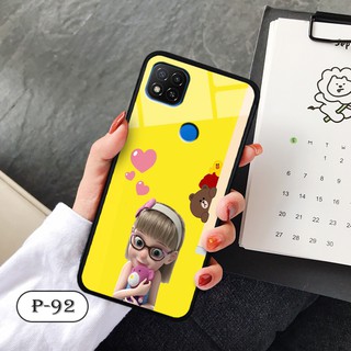 Ốp lưng kính 3D Xiaomi Redmi 9C-cute
