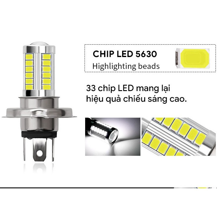 Đèn LED xe chân  H7 H5630-33