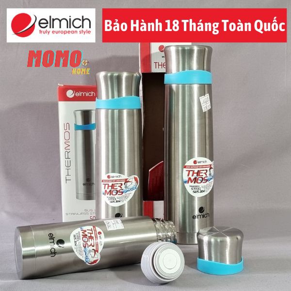 Bình giữ nhiệt Elmich 6386 6387 6388 dung tích 500ml 750ml 1000ml - bảo hành 12 tháng