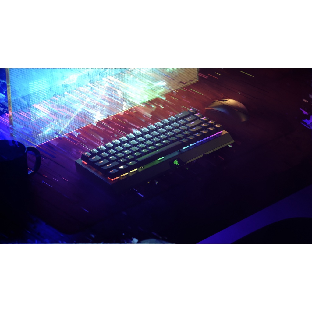 Bàn Phím Cơ Máy Tính Không Dây - Razer Blackwidow v3 Mini HyperSpeed  - Hàng Chính Hãng FPT