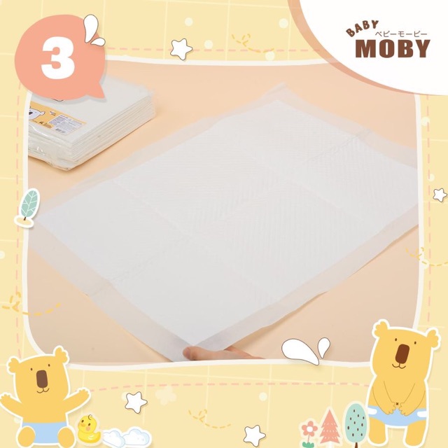 Miếng Lót Chống Thấm Moby Baby (10 Miếng/Túi)