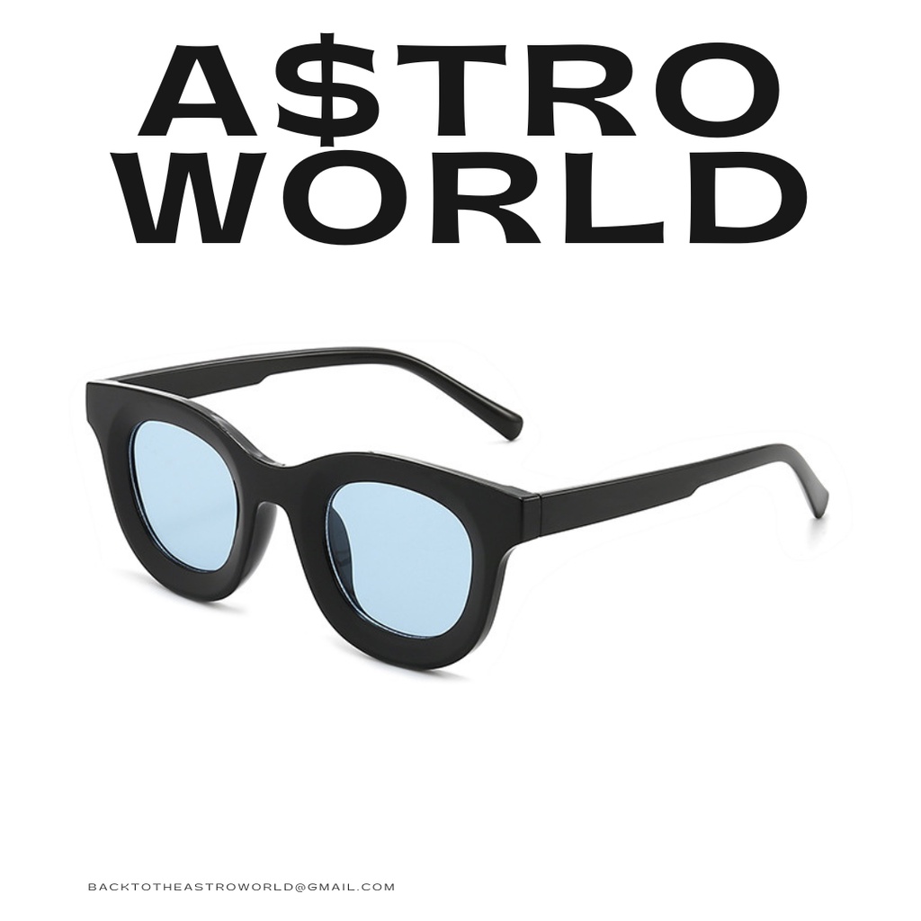 A$troWorld Quasar Kính Râm thời trang mắt Tròn + Bao Da bảo quản + nước/khăn lau kính + Exclusive Gift