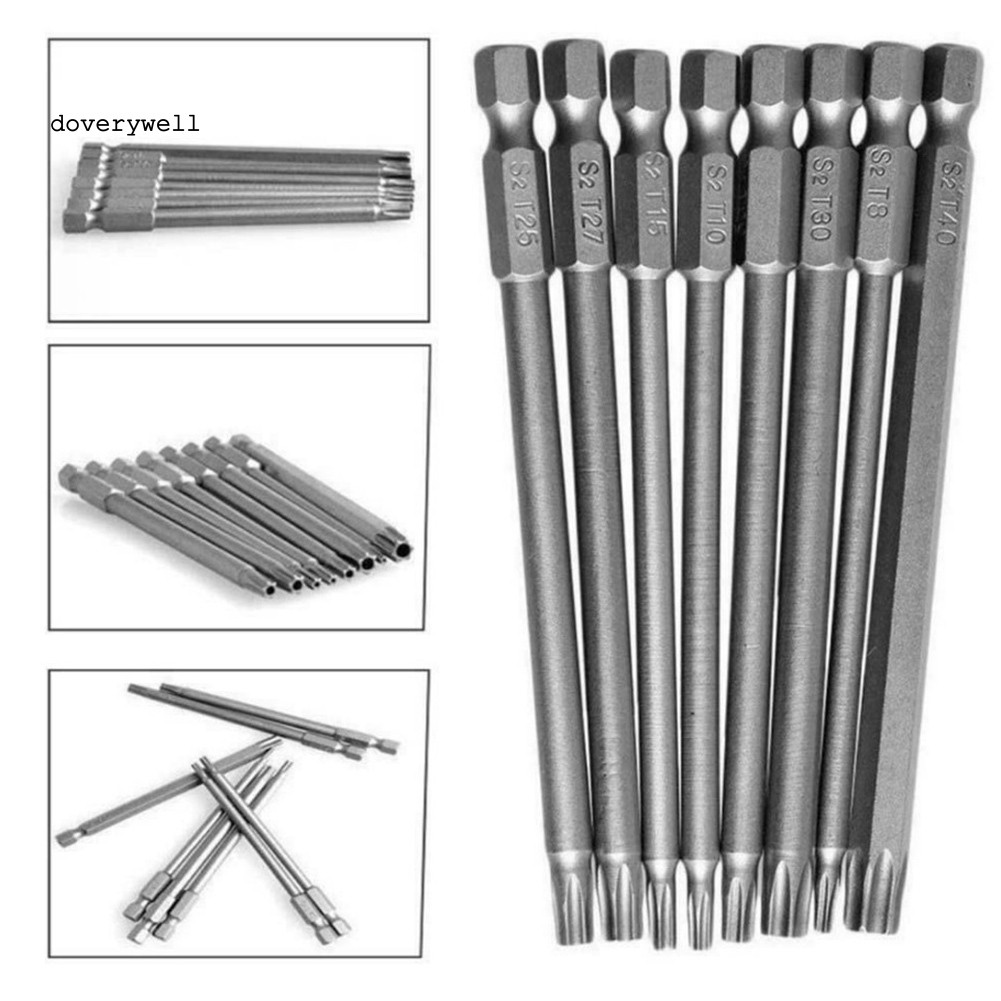 Bộ 11 Đầu Mũi Khoan Lục Giác 75mm 1 / 4inch