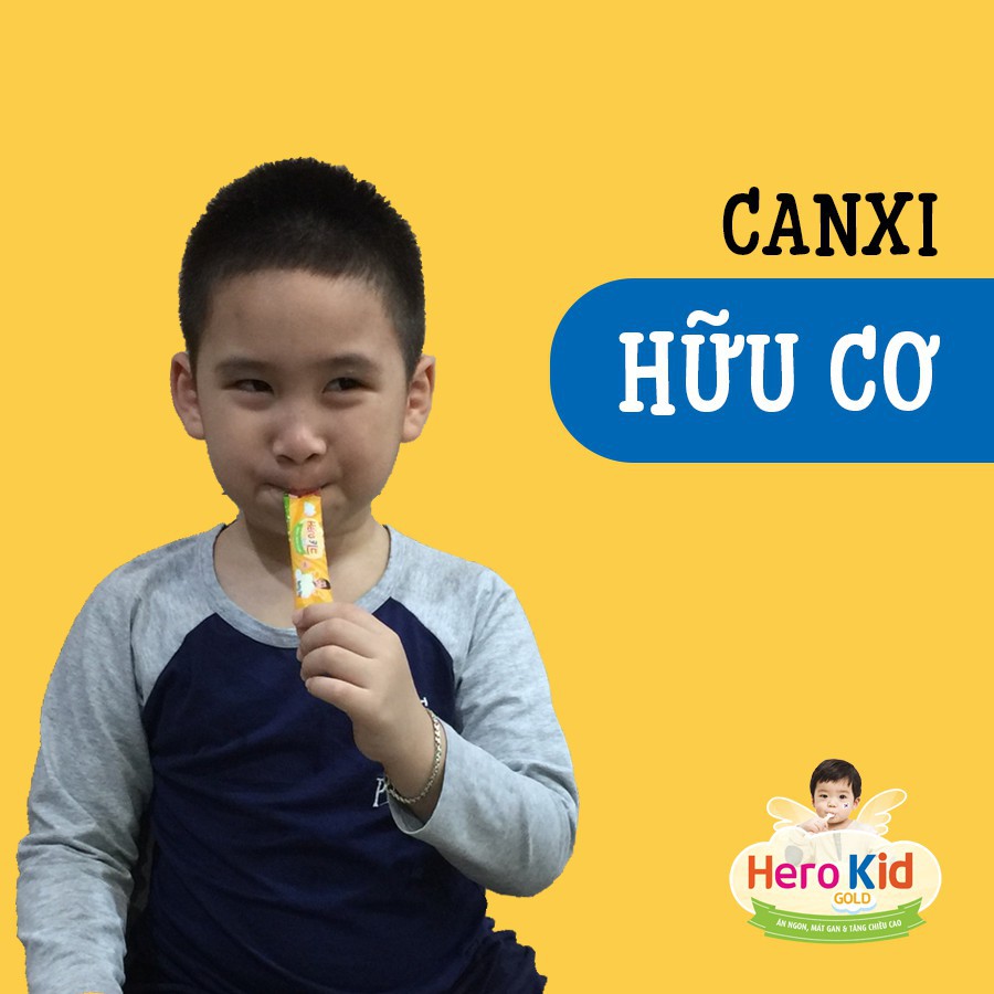 ✔️️️(Tặng quà) Hero Kid Gold - Hỗ trợ cải thiện biếng ăn, tăng cường sức đề kháng, tăng chiều cao, mát gan, hết mệt mỏi