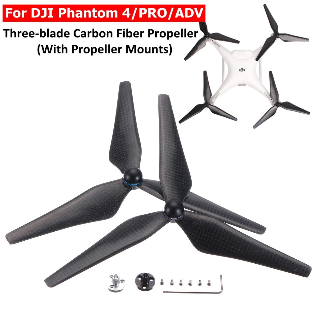 Set 2 cánh quạt bay bằng sợi carbon cho DJI Phantom 4 4pro | BigBuy360 - bigbuy360.vn