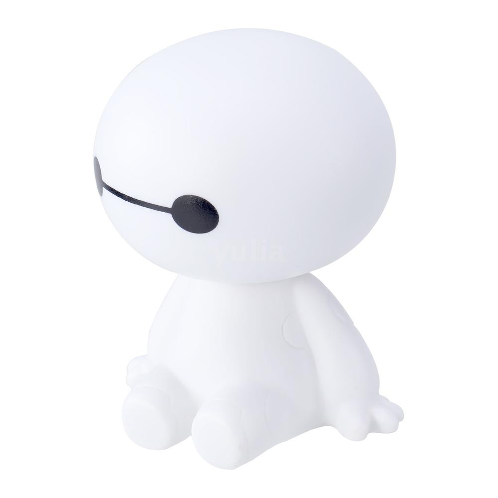 Đồ chơi robot Baymax lúc lắc đầu bằng nhựa dễ thương trang trí xe hơi