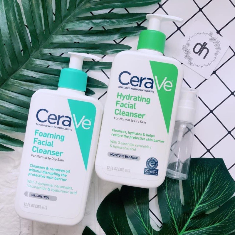 SỮA RỬA MẶT CERAVE Foaming Cleanser DÒNG MỚI 473ml/355ml | Thế Giới Skin Care