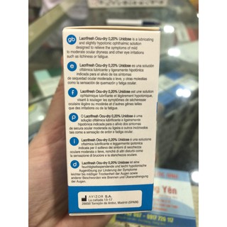 NHỎ MẮT TÉP AVIZOR LACRIFRESH