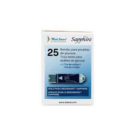 Que thử của máy đo đường huyết MediSmart Sapphire (hộp 25 que)