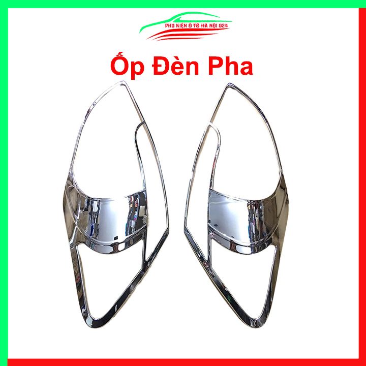 Ốp viền đèn pha hậu mạ crom Vios 2008-2009 chống trầy trang trí bảo vệ xe