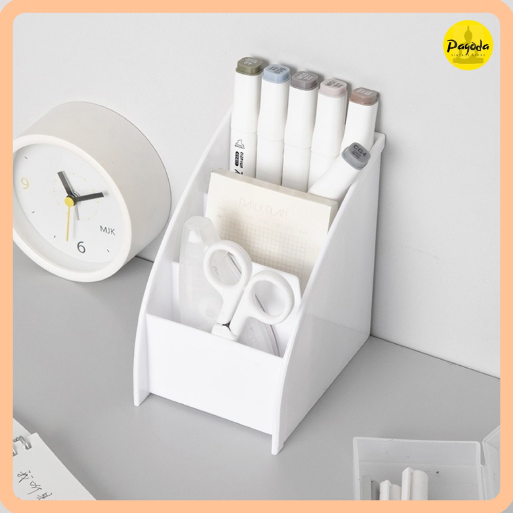 (SP mới) Hộp đựng đồ dùng trang điểm, học tập 3 ngăn =&gt; Follow shop để nhận mã giảm giá