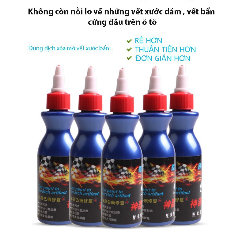 XI XÓA VẾT XƯỚC XE THẦN THÁNH Đánh Bóng Xe