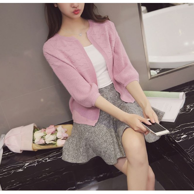 Áo khoác len tay lở