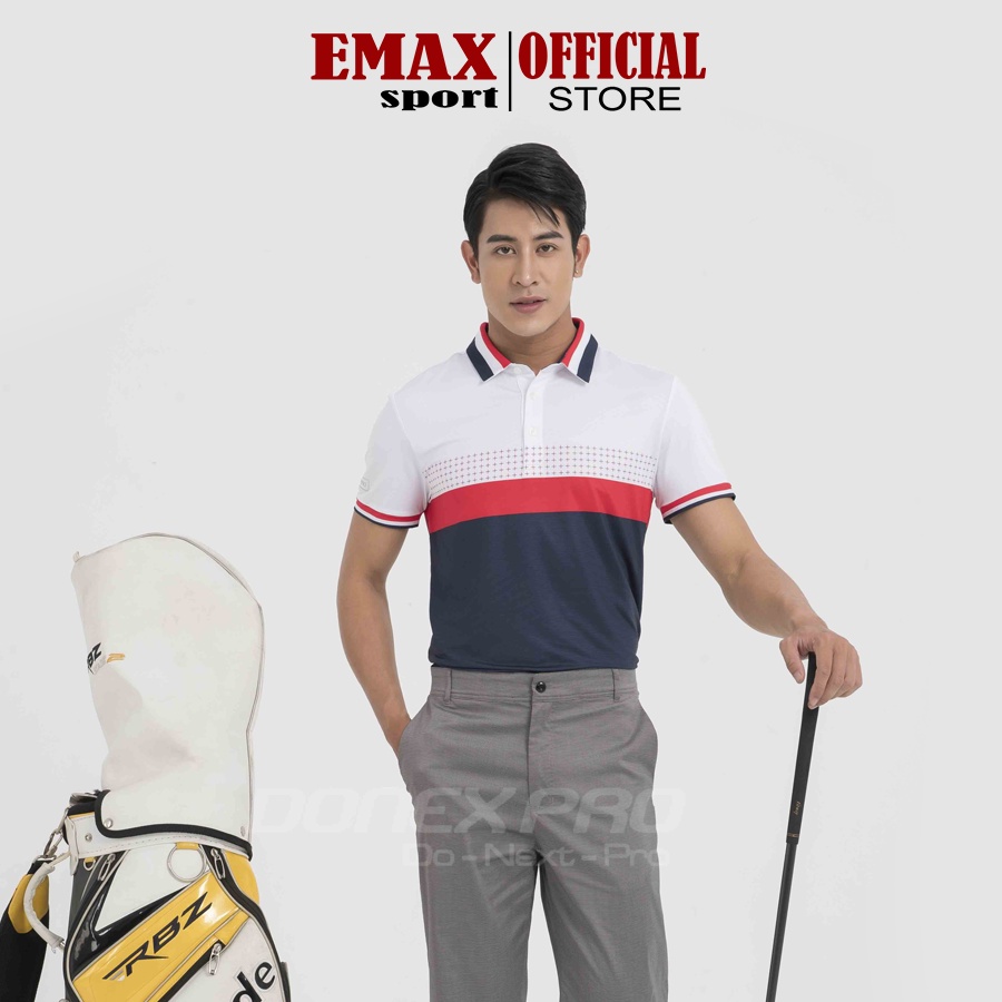 Áo Golf Thể Thao Cao Cấp Nam Donexpro, Vải Thun Lạnh, Thấm Hút Mồ Hôi Tốt MC - 9048