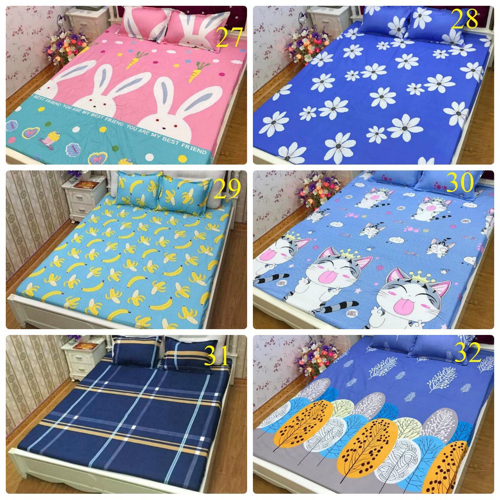 Vỏ gối ôm poly cotton giỗng mẫu ga gối (1 VỎ)