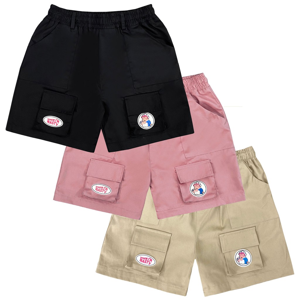 [Mã WAMT10K giảm 10K đơn 0K] Quần Kaki Ngắn Crybaby