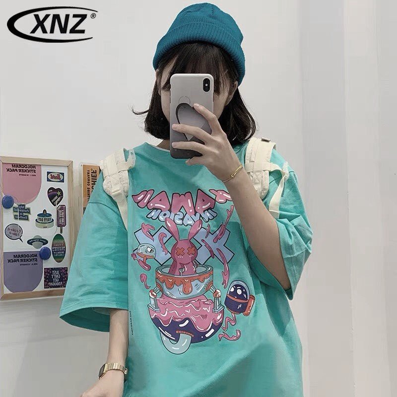 [Mã 11FASHIONSALE1 giảm 10K đơn 50K] Áo thun in hình thỏ ( Kawaii ) Unisex