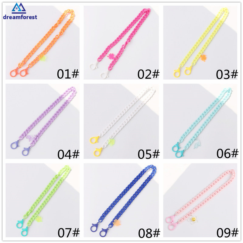 DF (Hàng Mới Về) Dây Đeo Khẩu Trang Hình Lá Chất Liệu Acrylic Tiện Dụng | BigBuy360 - bigbuy360.vn
