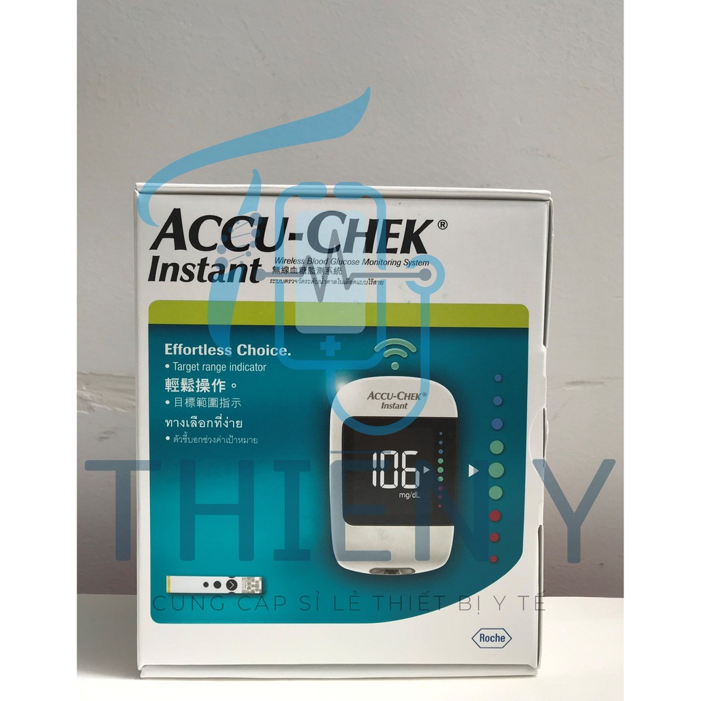 Máy đo đường huyết Chính Hãng Accu Chek Instant