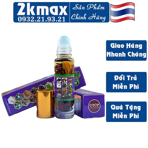 10 loại dầu lăn sâm, dầu gió Thái Lan