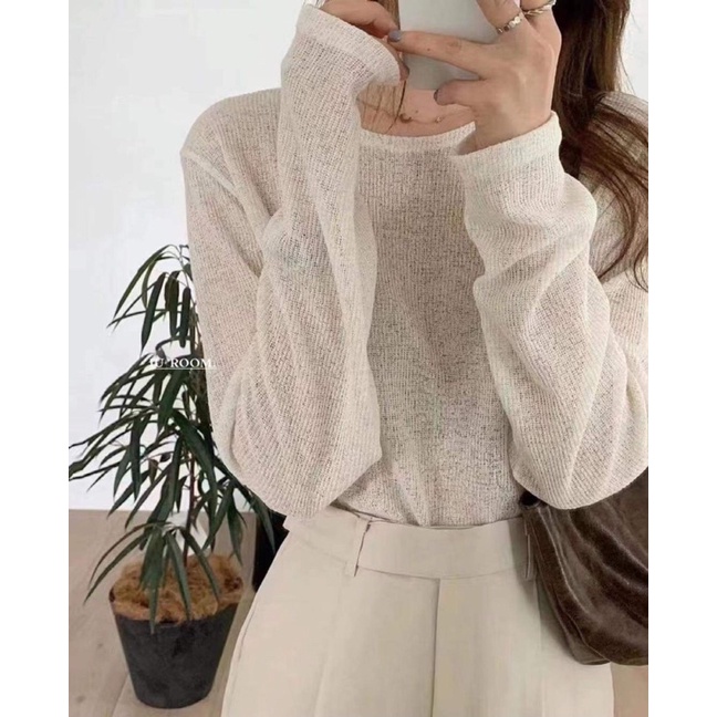 Áo len mỏng muối tiêu Nana21 Nanastore21