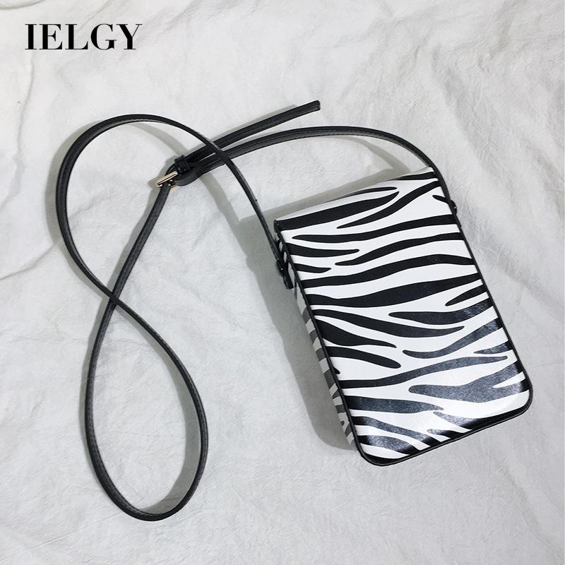 Túi Đeo Vai Đựng Điện Thoại Họa Tiết Ngựa Vằn Phong Cách Hàn Quốc Cho Nữ