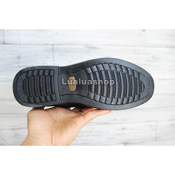 Giày tăng chiều cao nam 6cm da thật mũi bo tròn  S38 dành cho người trẻ , trung tuổi và cao tuổi . Bảo hành 12 tháng | BigBuy360 - bigbuy360.vn