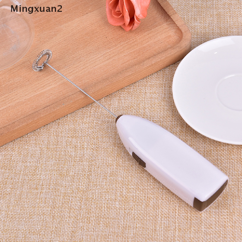 2 Dụng Cụ Đánh Khuấy Tạo Bọt Cà Phê / Đánh Trứng Mini Bằng Điện