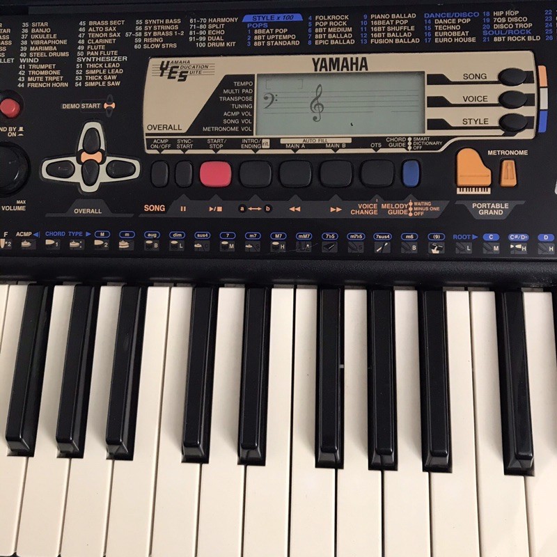 Đàn Nhật Yamaha PSR -195 giá rẻ . đầy đủ chức năng . bảo hành 12 tháng