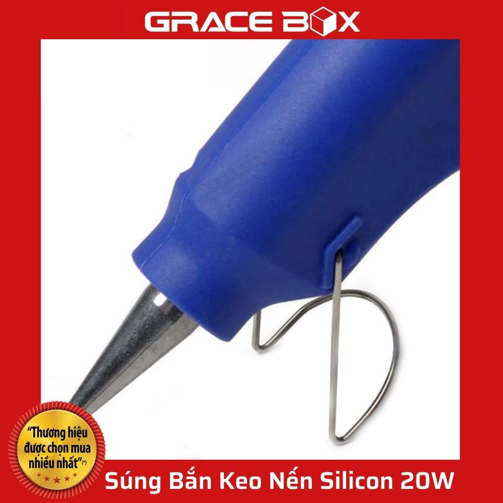 {Giá Sỉ} S.ú.ng Bắn Keo Nến Silicon 20W - Hàng Loại 1 - Siêu Thị Bao Bì Grace Box
