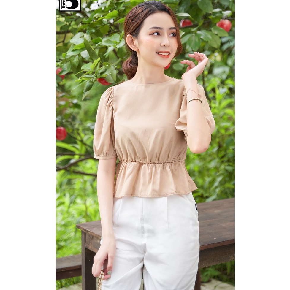 Quần baggy nữ 1 ly mở túi xéo Twentyfive N629