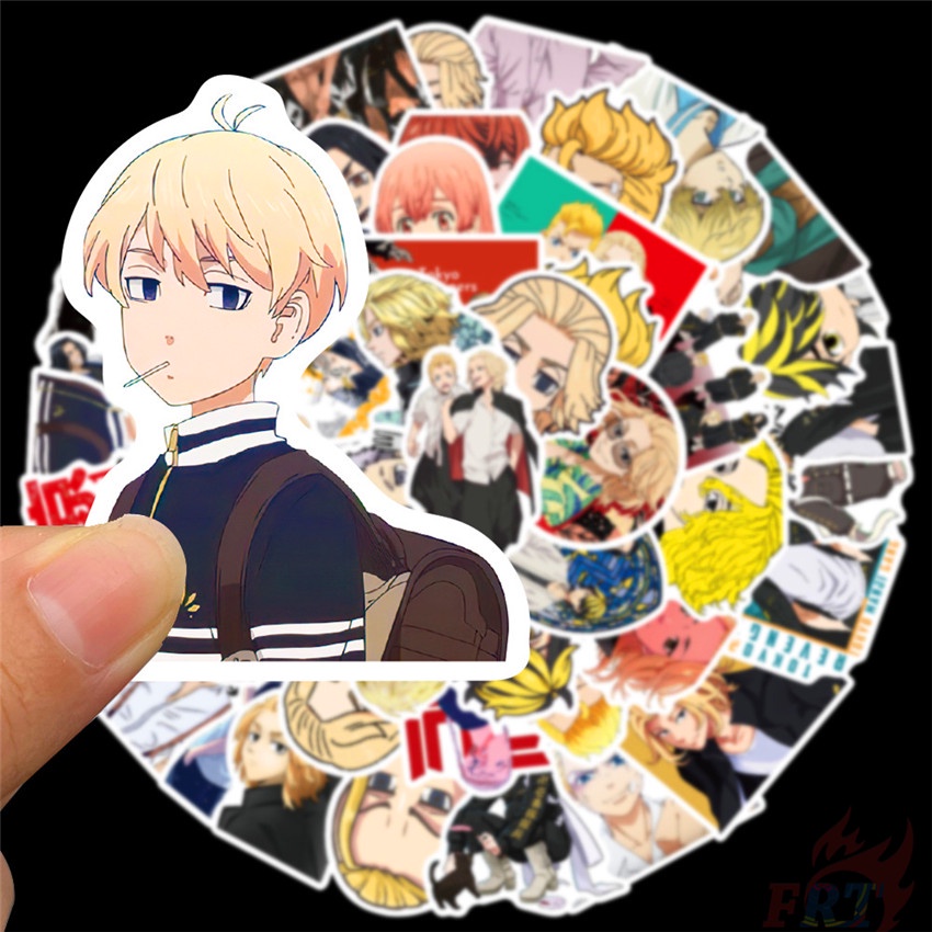 ❉ Tokyo Revengers Series 06 Anime Stickers ❉ 50Pcs/Set DIY Fashion Mixed Luggage Laptop Skateboard Doodle Decals Stickers