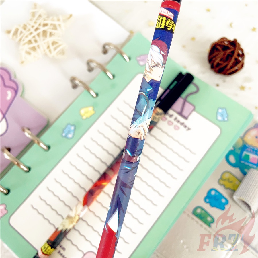 ❀ Bút Bi Q-1 My Hero Academia Độc Đáo ❀ 1 Bút Mực Gel Hình Anime Bakugou Katsuki / Todoroki Shoto