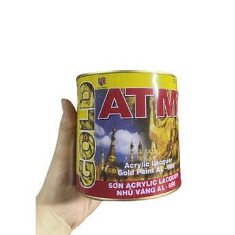 Sơn nhũ vàng ATM 666 dùng cho kim loại, gỗ