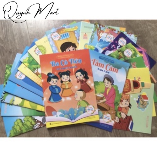 Set cho bé(20 tr.uyện cổ tích song ngữ)