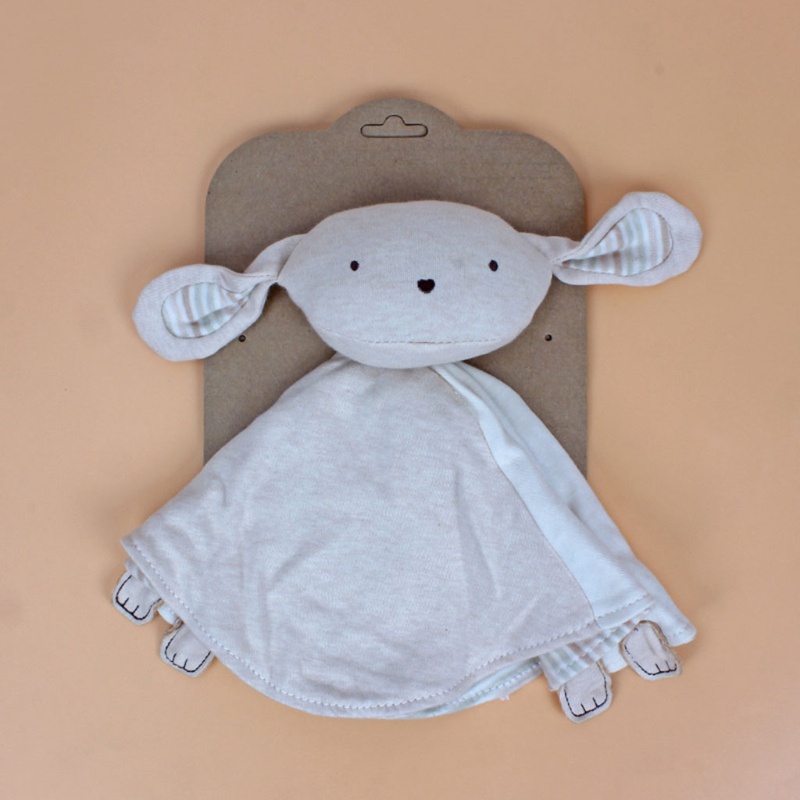 Yếm Ăn Cotton Mềm Mại Hình Động Vật Dành Cho Búp Bê Mọc Răng