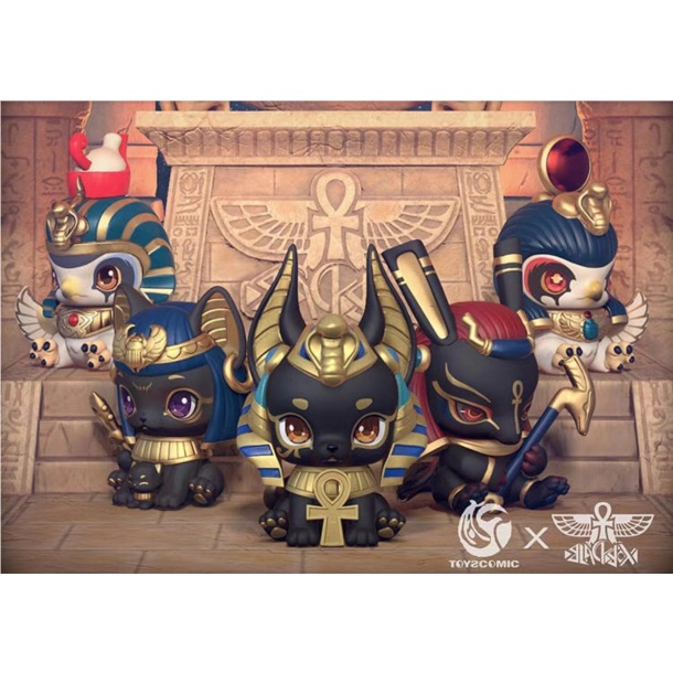 MÔ HÌNH BLINDBOX (HỘP MÙ) MÈO AI CẬP ARUU - (Hình thực tế phía sau có kèm logo shop)