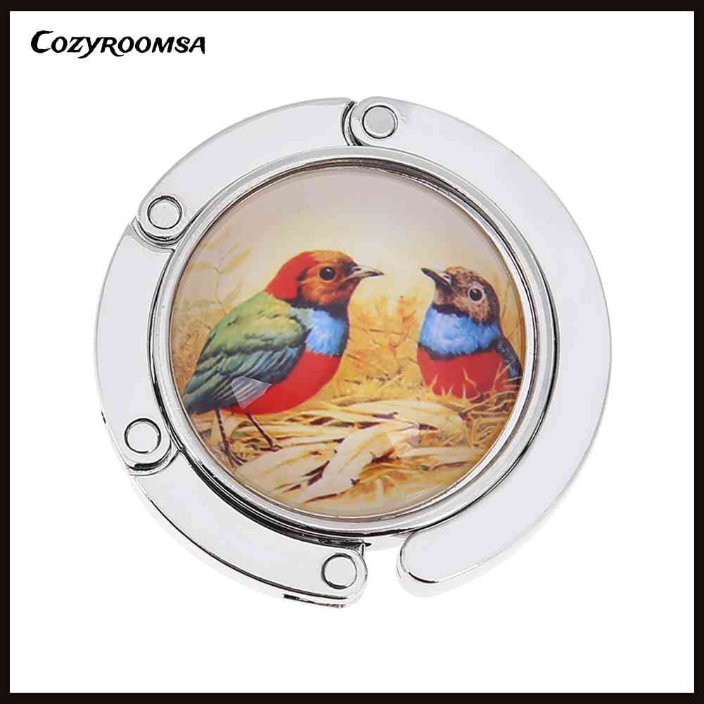 Móc Treo Túi Xách Bằng Kim Loại Có Thể Gấp Gọn Tiện Dụng Giá Đỡ