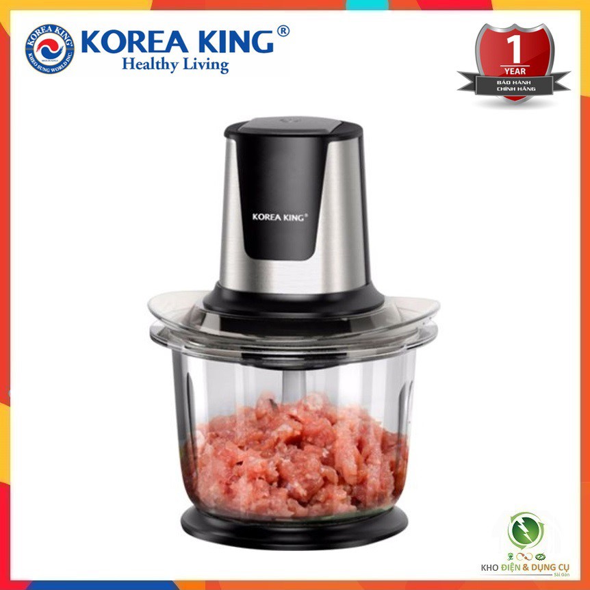 MÁY XAY THỊT GIA ĐÌNH KOREA KING KMC-9066G ĐA NĂNG DUNG TÍCH 1,5 LÍT ( BẢO HÀNH 12 THÁNG )