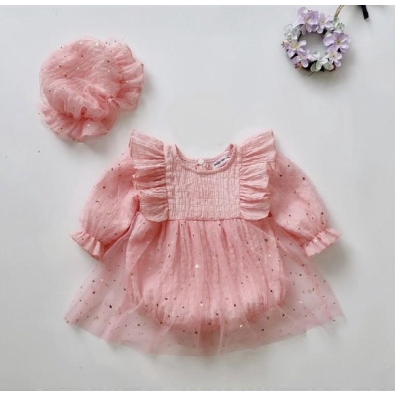 [Hồng Sao] Body cho bé tặng mũ mã 5359073