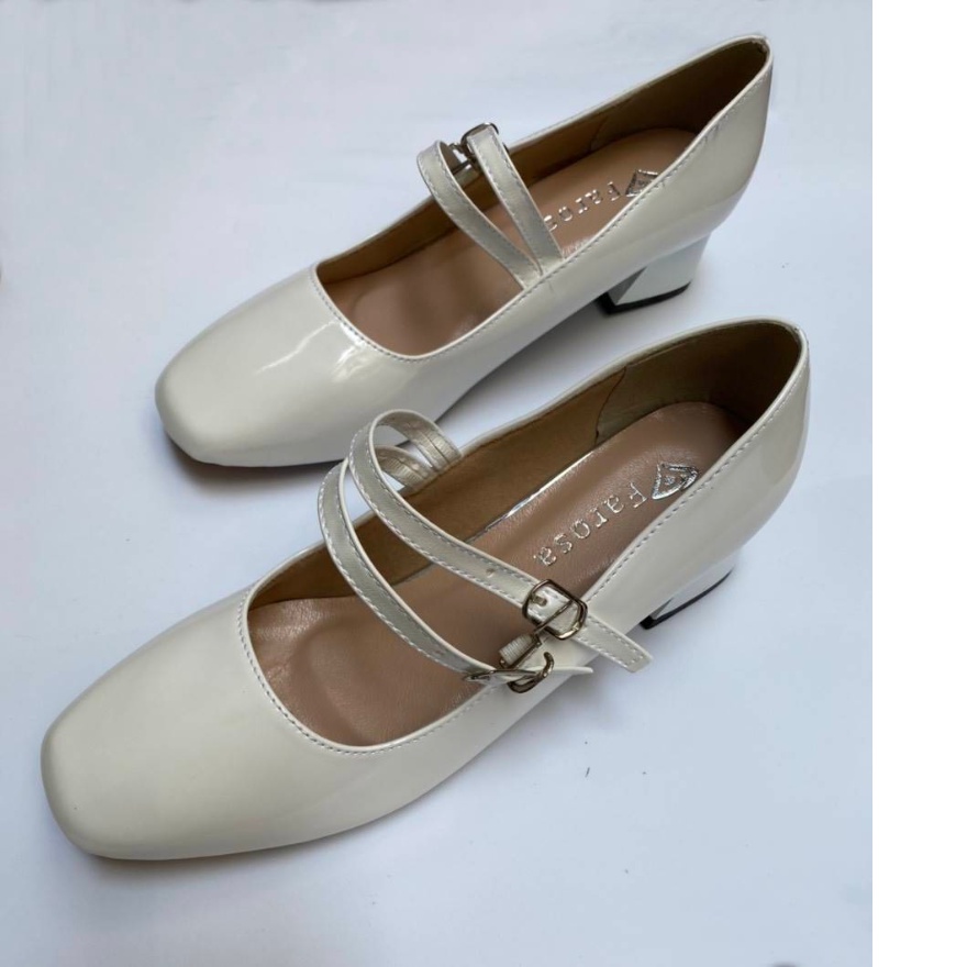 Giày nữ cao gót 5cm mary jane tiểu thư FAROSA cài hai quai ngang cưc sang chảnh- TS91