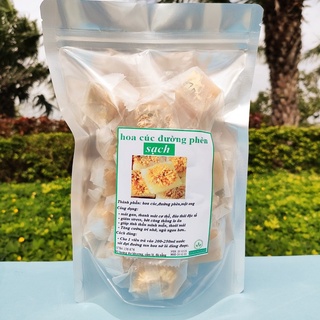 trà hoa cúc đường phèn mật ong,tốt cho tim mạch,ngừa ung thư,túi zip 100g