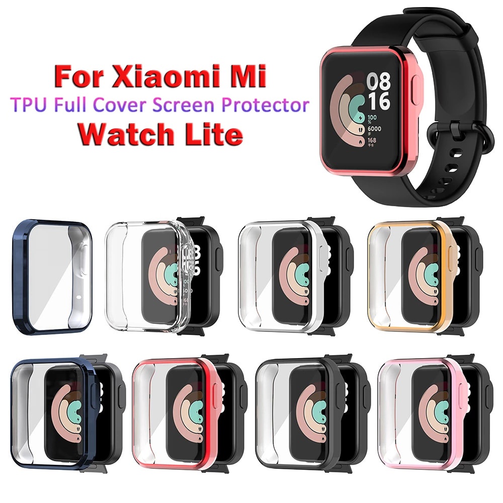Dây Đeo Thay Thế Chất Liệu Silicon Màu Trơn Cho XiaoMi Mi Watch Lite Ốp