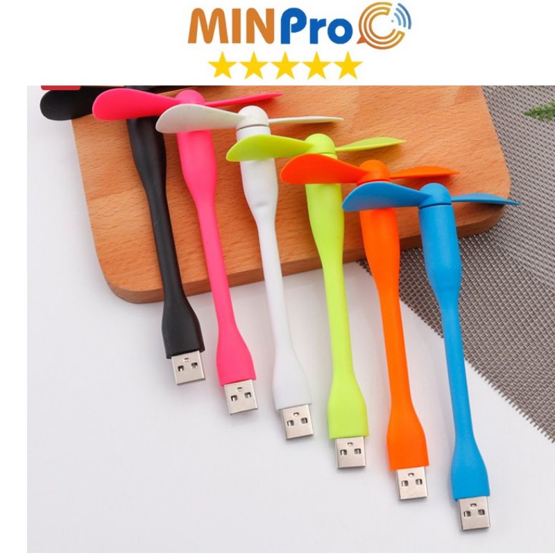 Quạt USB MINPRO 2 cánh siêu mát, đa dạng màu sắc