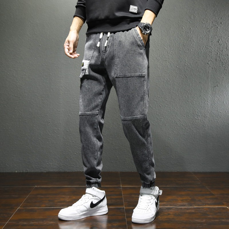 Quần jean jogger phong cách chất lừ họa tiết túi trước