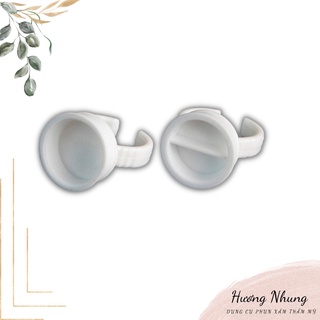 Nhẫn đựng mực phun xăm, túi 100 chiếc