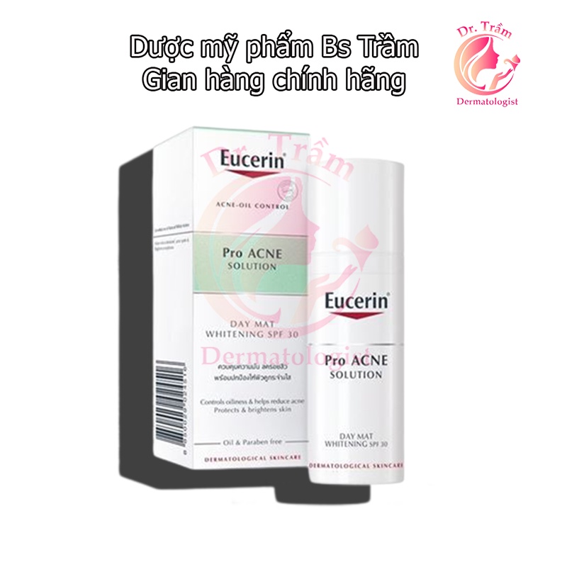 Kem dưỡng Eucerin ProAcne - DAY MAT - Kem dưỡng trắng ban ngày