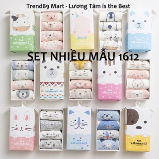Tất caramella SET nhiều đôi nhiều mẫu