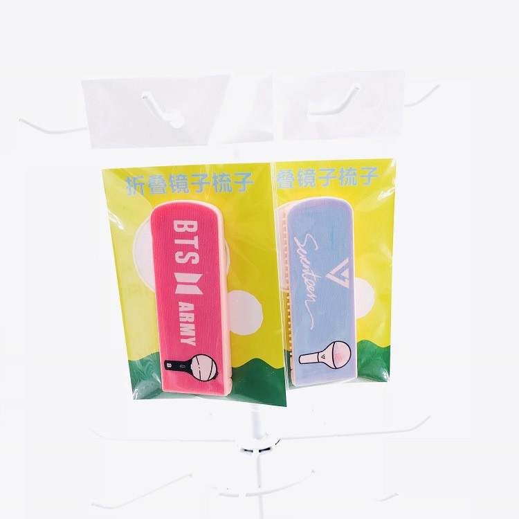 Lược gấp hình biểu tượng nhóm nhạc KPOP BTS EXO / seventeen / blackpink | BigBuy360 - bigbuy360.vn